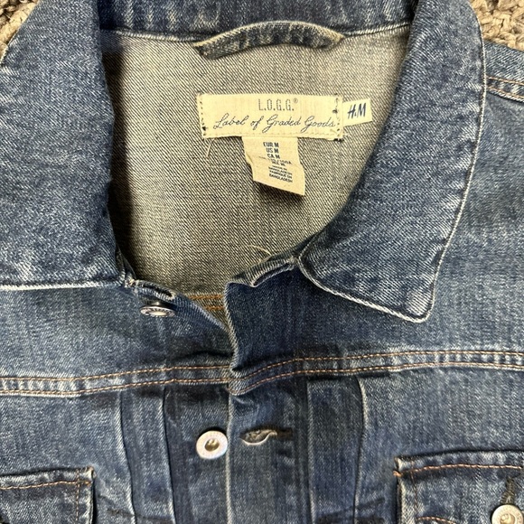 H&M loggDenim Jacket with Button Closure <<<204>>> - Picture 4 of 8